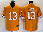 Men's Tampa Bay Buccaneers #13 Mike Evans Yellow Throwback Limited Stitched Jersey,baseball caps,new era cap wholesale,wholesale hats